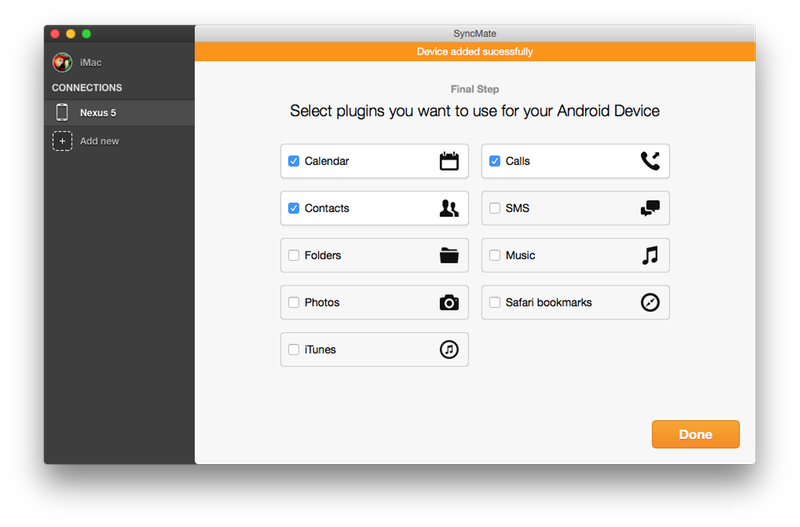 Best android to mac sync software free